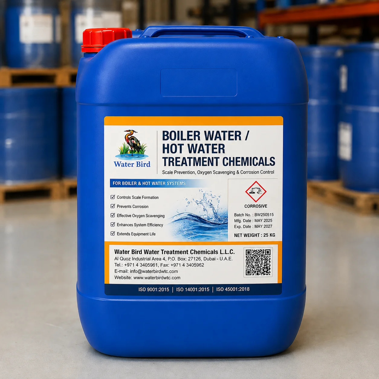 Boiler Water & Hot Water Treatment Chemicals