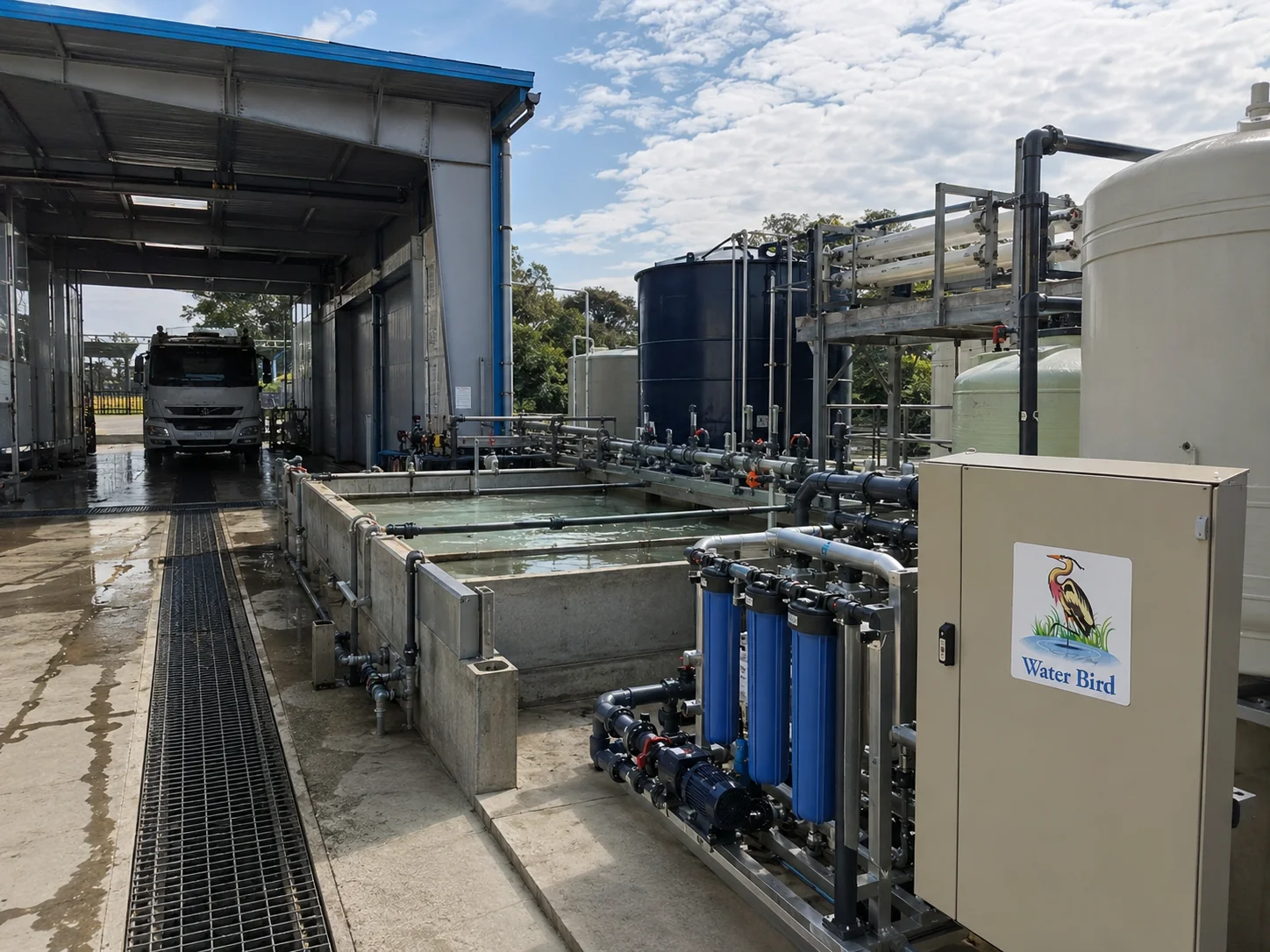 Vehicle Wash Water Recycling Plant