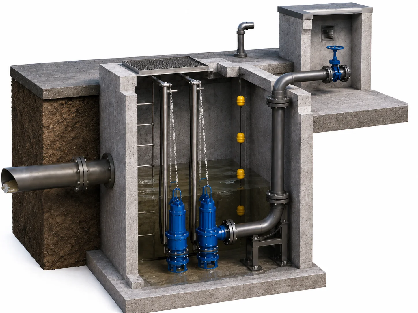Sewage Water and Stormwater Lifting Stations