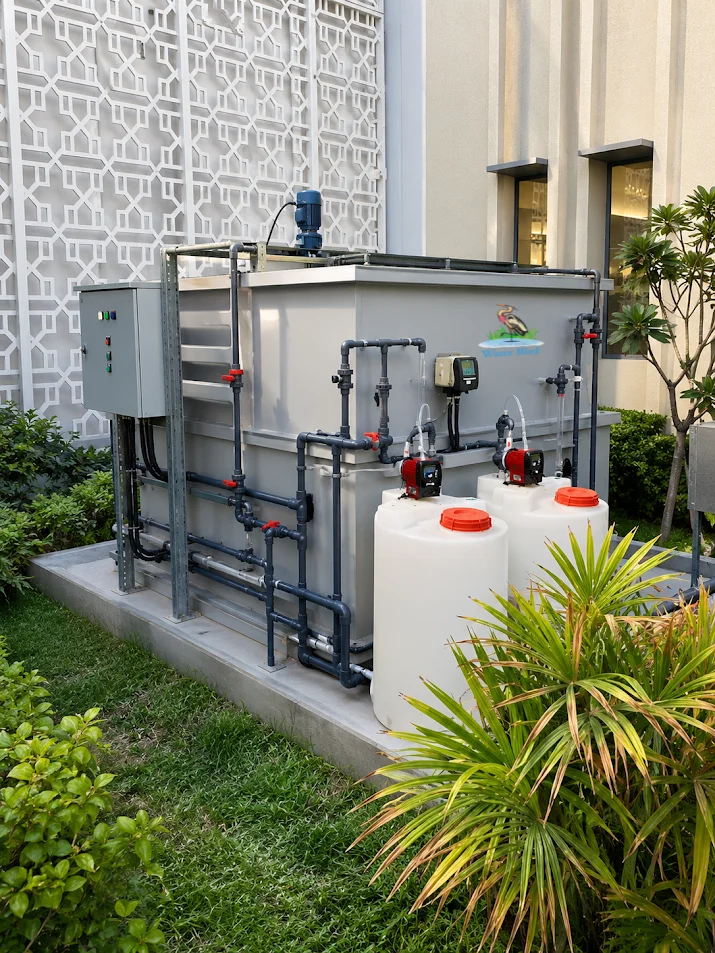 Industrial wastewater neutralization system with pH dosing